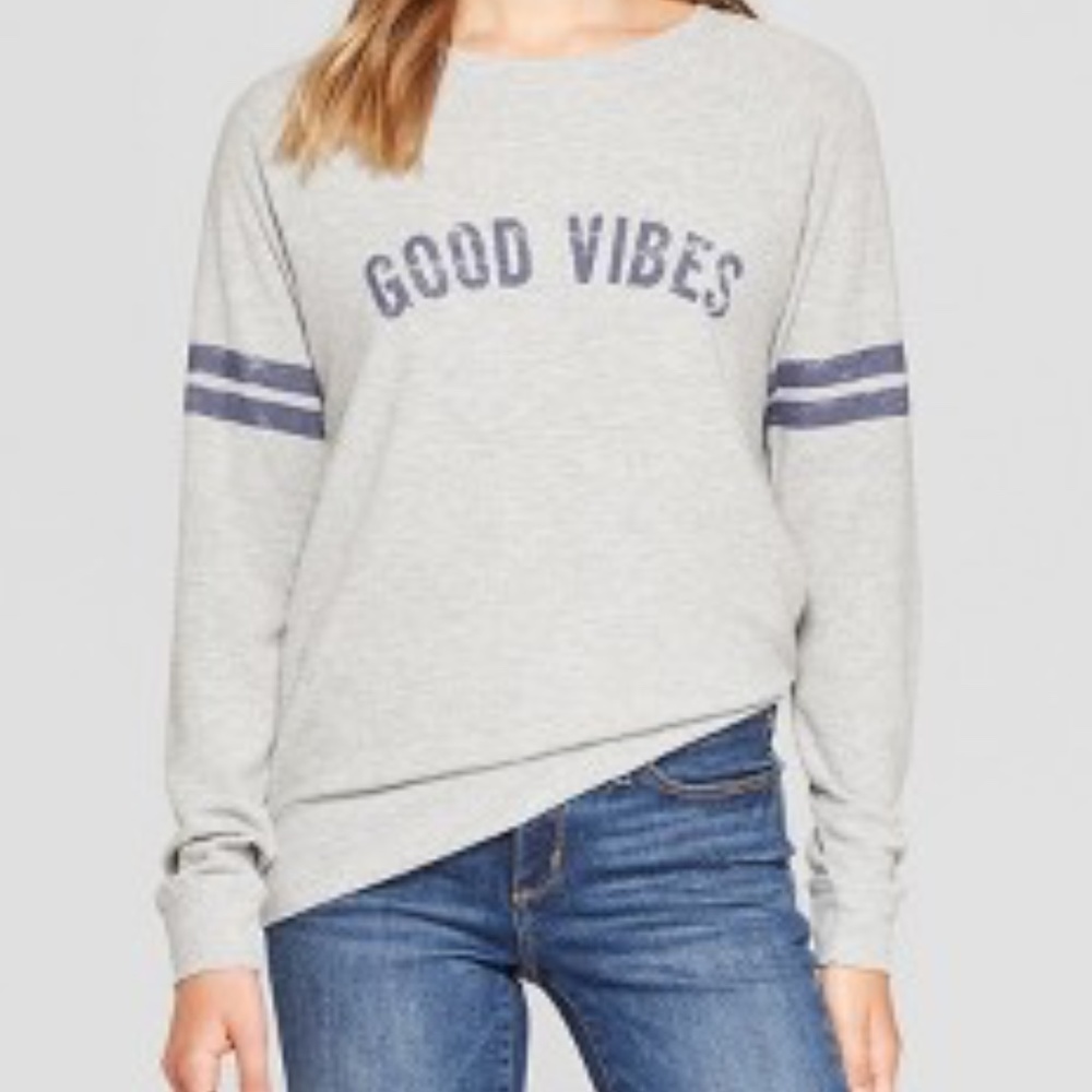 Women's "Good Vibes" pullover sweatshirt